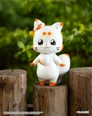 Little fox with two tails figurine chibi creature tenko 15 cm