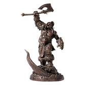 World of warcraft statuette 1/10 bronze coloured edition grommash hellscream 31 cm