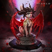Diablo iv statuette lilith meow 17 cm