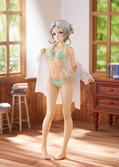 Mushoku tensei jobless reincarnation ii isekai ittara honki dasu statuette pvc 1/7 sylphiette greyrat changing clothes mode 23 c