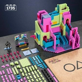 Squid game jeu de construction mega squid game cage d'escalier