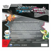 Pokémon tcg karmesin & purpur: schwarze blitze & weisse flammen poster collection allemand