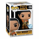 Star wars rebels pop! vinyl bobble head ezra bridger with sith holocron exclusive version 9 cm