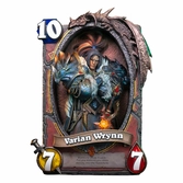 Hearthstone statuette 3d art frame varian wrynn 31 cm