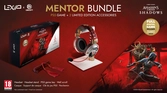 Assassin's creed bundle mentor casque + support + clé de jeu pour ps5 + parchemin collector
