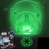 STAR WARS ROGUE ONE - Porte Clef Lumineux Trooper Vert