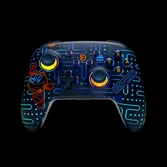 Manette sans fil améliorée switch- pac-man neon arcade