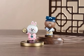Line friends & national palace museum - set 5 figure kawaii
