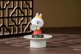 Line friends & national palace museum - set 5 figure kawaii