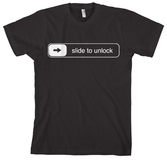 Geek - t-shirt slide to unlock (m)