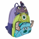 Monstre et cie - bob, sulley et randall - mini sac à dos loungefly