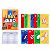 Uno zero jeux de cartes