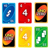 Uno zero jeux de cartes