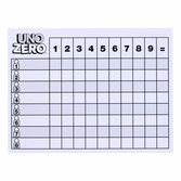 Uno zero jeux de cartes