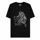 Star wars the mandalorian t-shirt mandalorian (l)