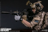 Modern military figurine 1/6 geronimo devgru - mk46 mod1 gunner (operation neptune spear) 30 cm