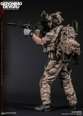 Modern military figurine 1/6 geronimo devgru - mk46 mod1 gunner (operation neptune spear) 30 cm