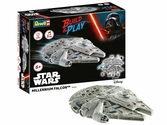 Star wars kit de maquettes 1/164 millennium falcon 21 cm