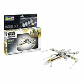 Star wars kit de maquettes avec accessoires de base 1/57 carson teva's x-wing fighter 22 cm