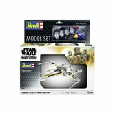 Star wars kit de maquettes avec accessoires de base 1/57 carson teva's x-wing fighter 22 cm