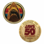 Jaws pièce de collection 50th anniversary 24k gold plated limited edition