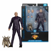 Superman (2025) dc multiverse figurine deluxe lex luthor with baby kaiju (deluxe theatrical edition) 18 cm