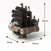 One piece - saber of xebec - wood model kit 14cm