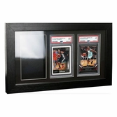 Evoretro cadre d´affichage pour cartes gradées avec 3 psa graded cards