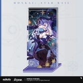 Honkai: star rail ornement en acrylique avec paillettes black swan reforged remembrance 15 cm