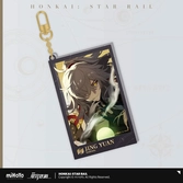 Honkai: star rail porte-clés countdown departure series jing yuan glitter 9 cm