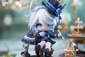 Genshin impact statuette pvc furina amai gogo no sanbika chibi chara ver. 13 cm