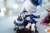 Genshin impact statuette pvc furina amai gogo no sanbika chibi chara ver. 13 cm