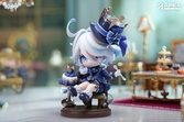 Genshin impact statuette pvc furina amai gogo no sanbika chibi chara ver. 13 cm