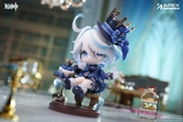 Genshin impact statuette pvc furina amai gogo no sanbika chibi chara ver. 13 cm