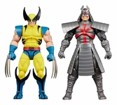 Marvel legends gamerverse pack 2 figurines wolverine vs. silver samurai 15 cm
