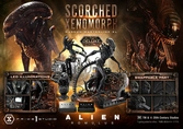 Alien: romulus statuette museum masterline xl 1/3 scorched xenomorph deluxe version 98 cm