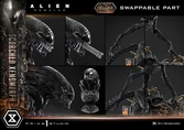 Alien: romulus statuette museum masterline xl 1/3 scorched xenomorph deluxe version 98 cm