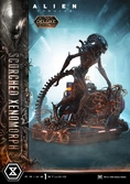 Alien: romulus statuette museum masterline xl 1/3 scorched xenomorph deluxe version 98 cm