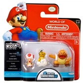 NINTENDO - Micro Figurines - Red Toad / Lakitu / Sumo Bro