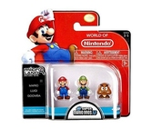 NINTENDO - Micro Figurines - Mario / Luigi / Goomba