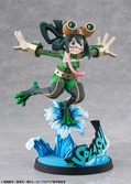 My hero academia statuette pvc 1/8 tsuyu asui hero suit 2d ver. 20 cm