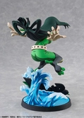 My hero academia statuette pvc 1/8 tsuyu asui hero suit 2d ver. 20 cm