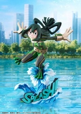 My hero academia statuette pvc 1/8 tsuyu asui hero suit 2d ver. 20 cm