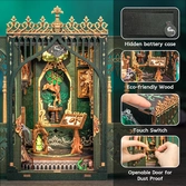 Miniature house - diy - herbier des ténèbres - 97pc + eclairage led