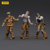Zombie pack 3 figurines dark source firefighters 8 cm