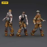Zombie pack 3 figurines dark source firefighters 8 cm