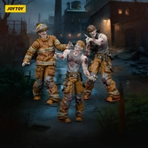 Zombie pack 3 figurines dark source firefighters 8 cm
