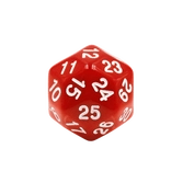 Hdd12 dé 30 faces décompte– rouge