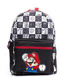 NINTENDO - Jumping Mario Black Backpack