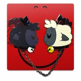 Cult of the lamb pin goat & lamb 5 cm